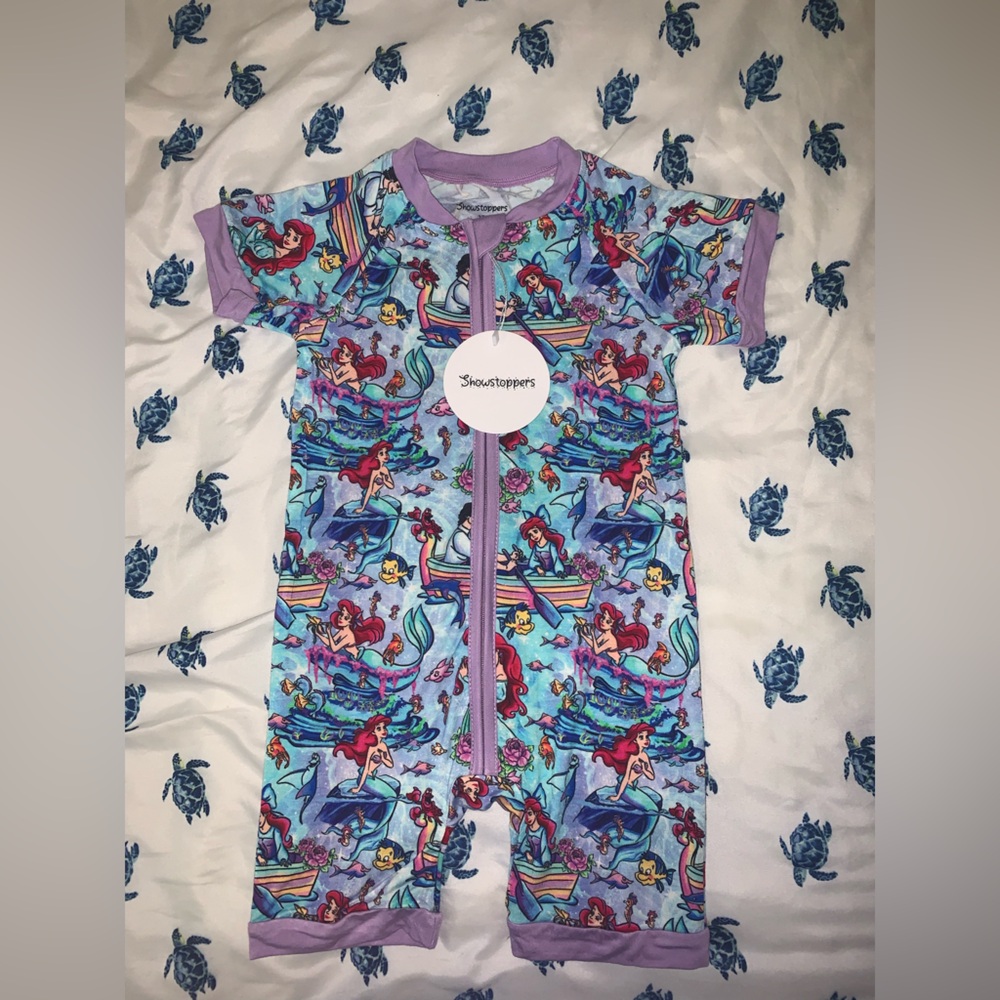 Little mermaid bamboo zippy